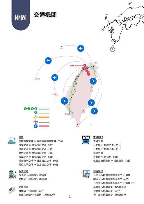桃園市教育旅行指南(日文)