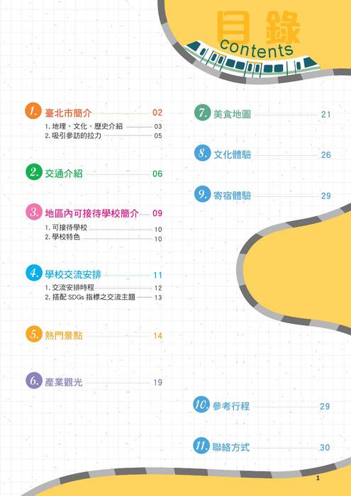 2025國際教育交流聯盟-第一區臺北市參訪手冊電子書